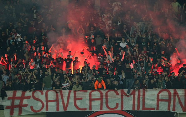Derby, tifosi del Milan