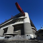 Lo stadio Giuseppe Meazza in San Siro
