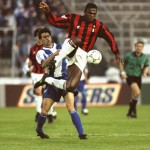 Desailly quando giocava nel Milan