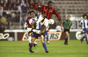 Desailly quando giocava nel Milan