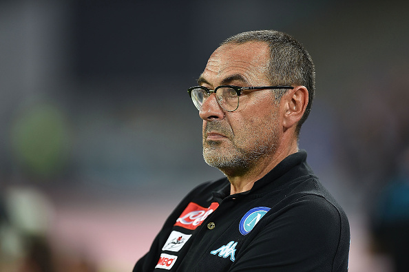 La gaffe di Sarri in conferenza stampa