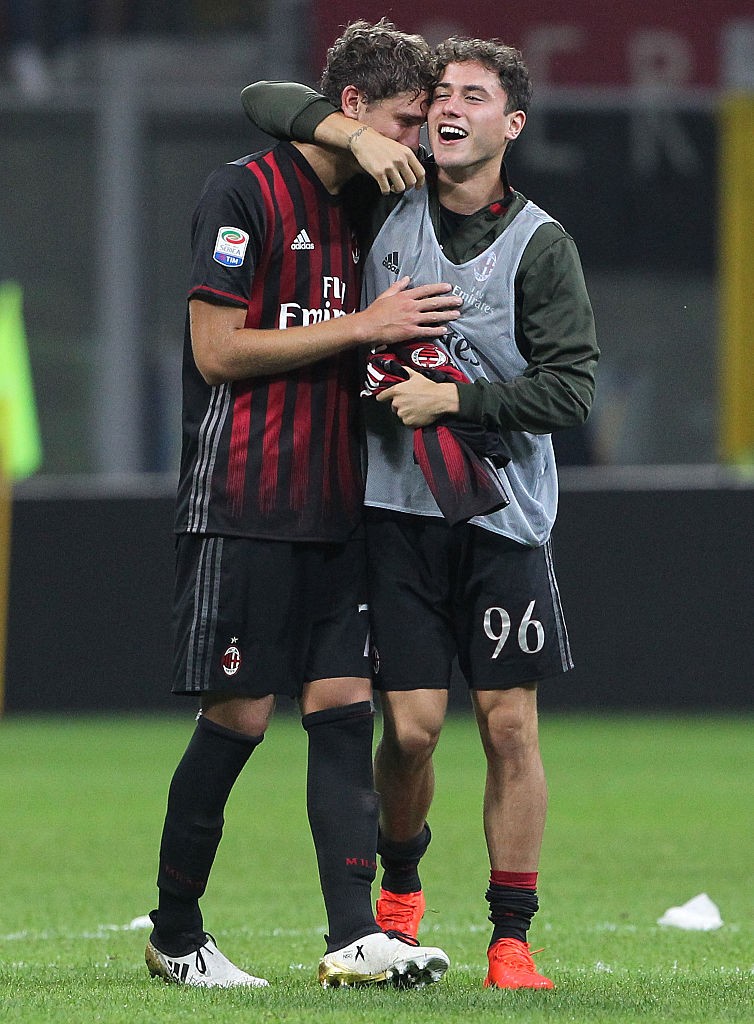 Calabria e Locatelli, entrambi prodotti del vivaio rossonero