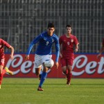 Pellegri con la maglia dell'Italia