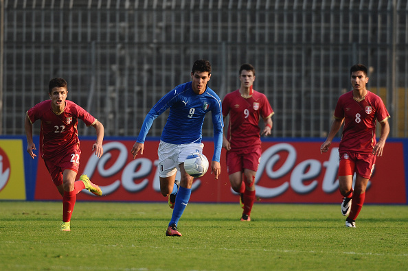 Pellegri con la maglia dell'Italia