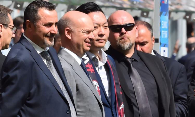 Dirigenza del Milan al completo