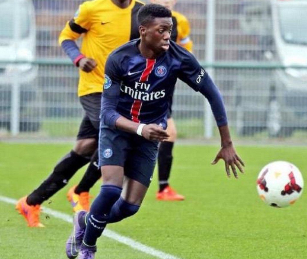 Timothy weah con la maglia del PSG