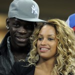 Fanny Neguasha, ora incinta, in compagnia di Mario Balotelli
