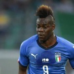 Balotelli con la maglia azzurra
