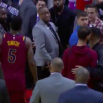 playoff NBA, lo scontro tra Perkins e Drake all'Air Canada Center (via Twitter)