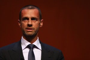Ceferin, presidente della UEFA.