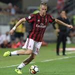 Conti con la maglia del Milan