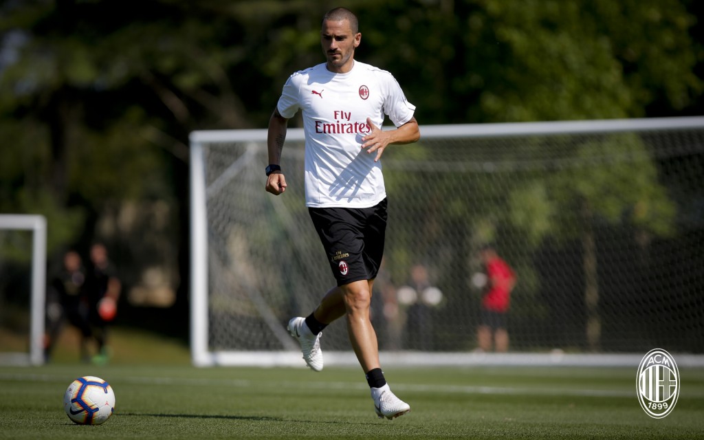 Leonardo Bonucci ai tempi del Milan