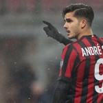 Notizie Milan - André Silva in azione con la maglia rossonera