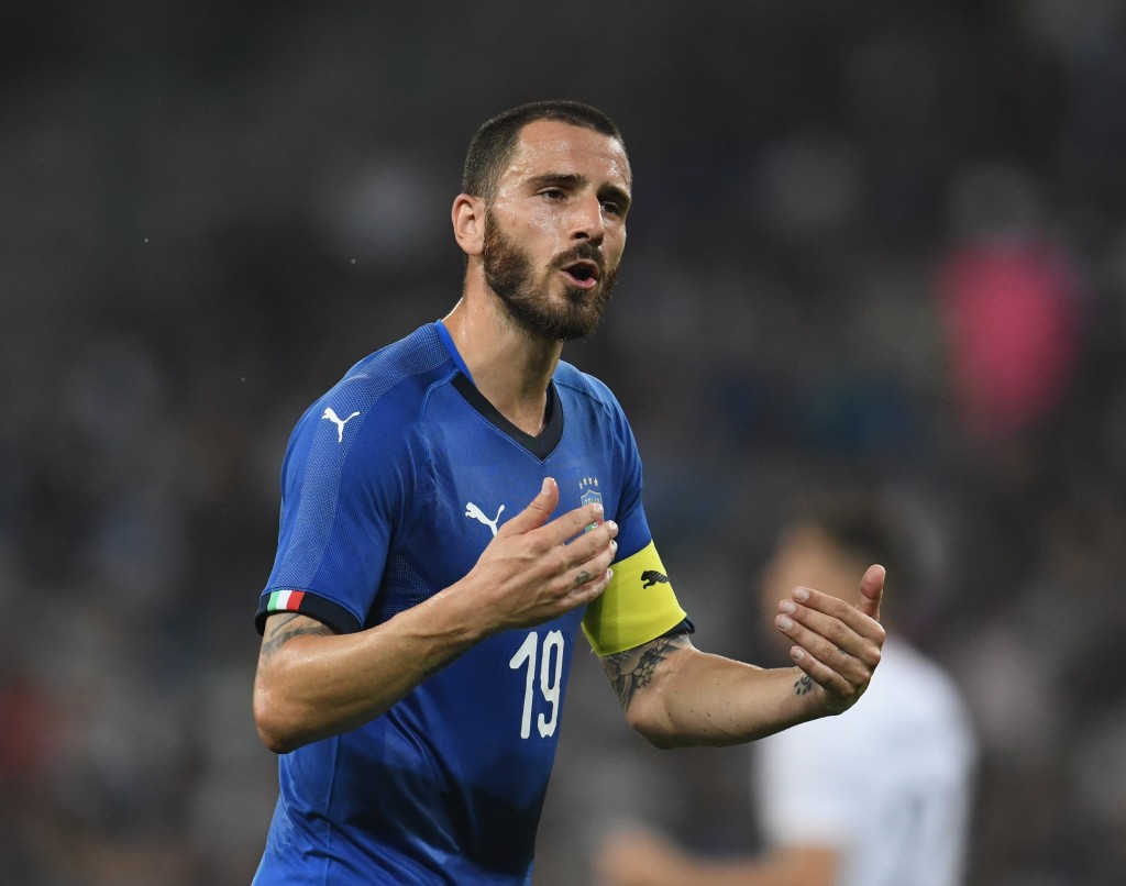 Leonardo Bonucci, capitano della Nazionale Italiana.