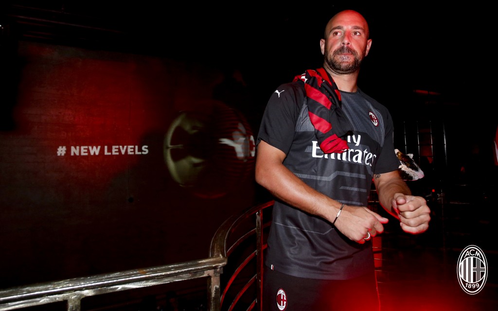 Pepe Reina, nuovo portiere del Milan.