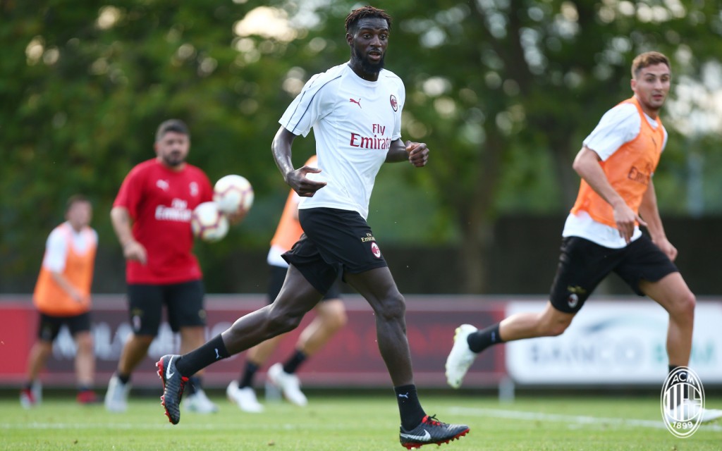 Il nuovo centrocampista del Milan Tiemouè Bakayoko.