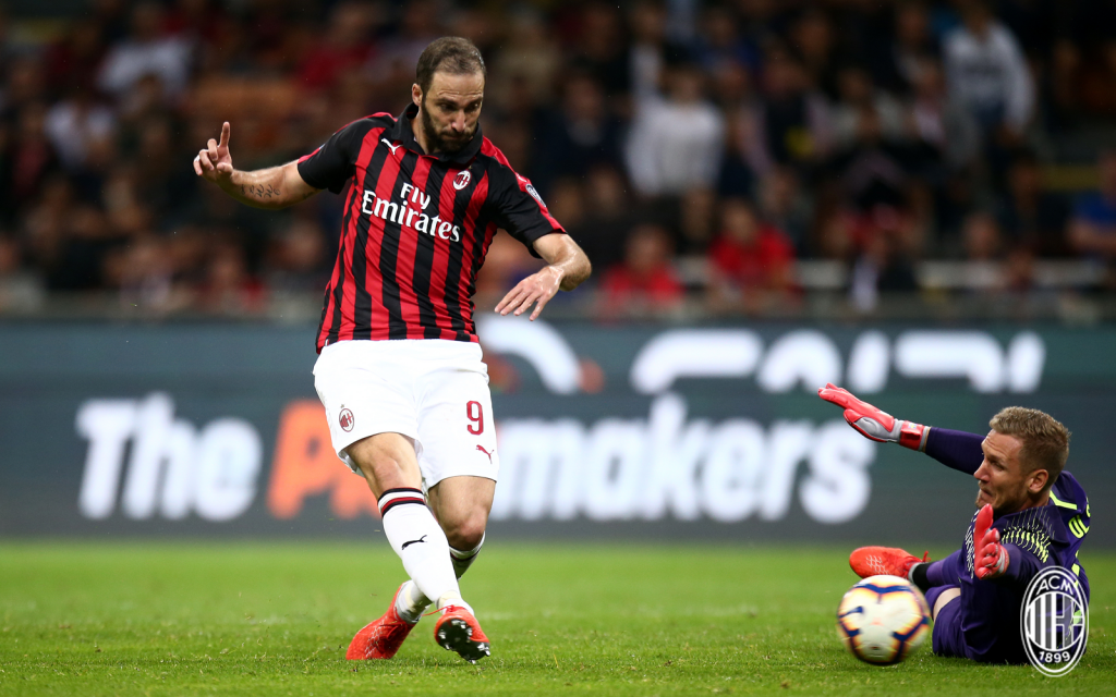 Milan: grande prestazione di Higuain
