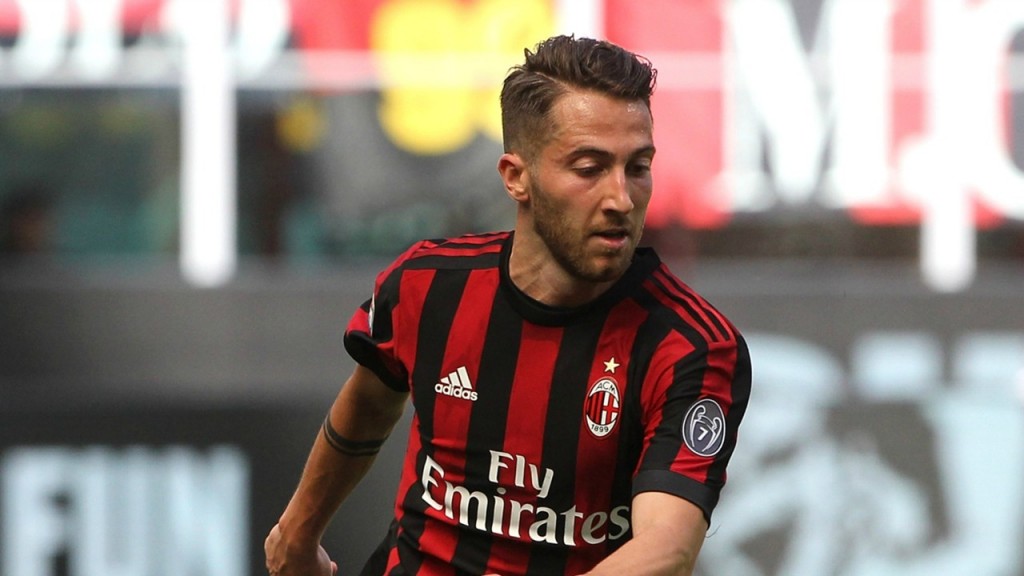 Bertolacci con la maglia del Milan.