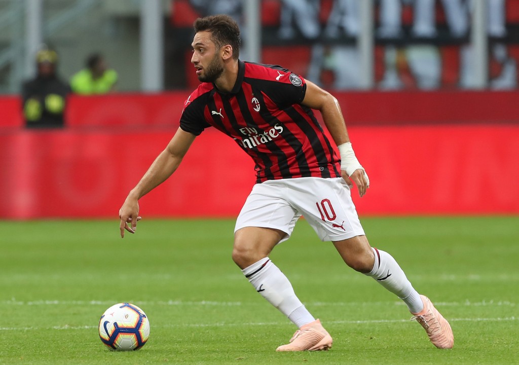 Sassuolo-Milan: Calhanoglu impalpabile