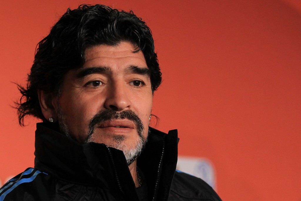 Maradona ha augurato buona fortuna a De Rossi