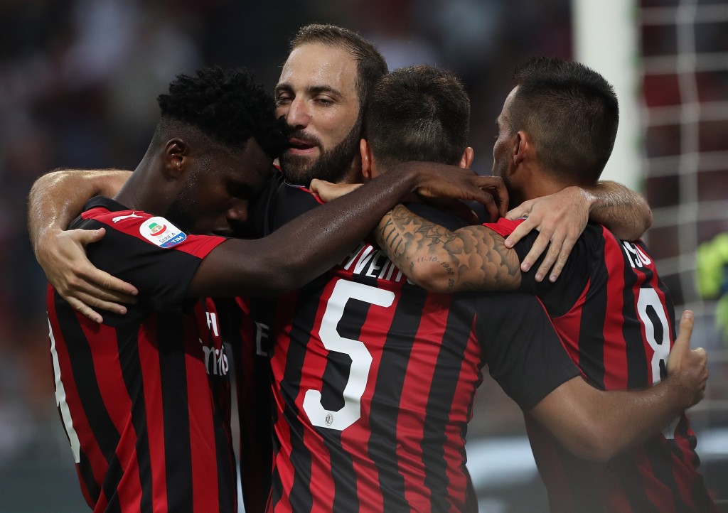 Il Milan si sta allenando per la prossima gara contro il Torino