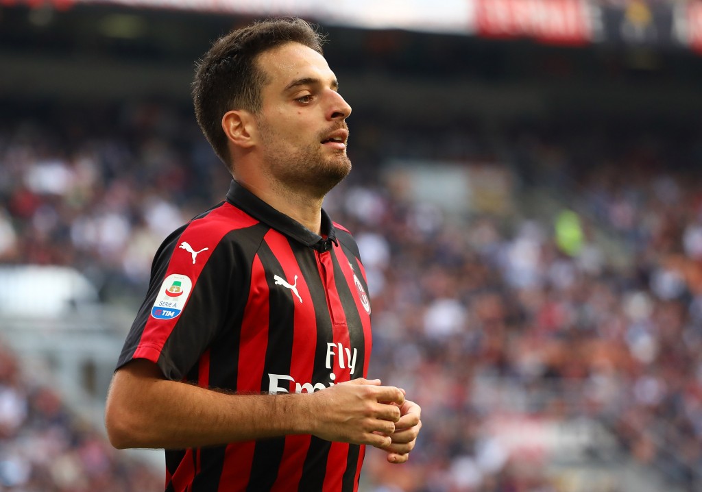 Bonaventura con la maglia del Milan