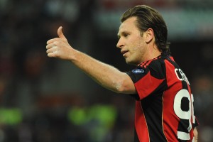 Antonio Cassano con la maglia del Milan