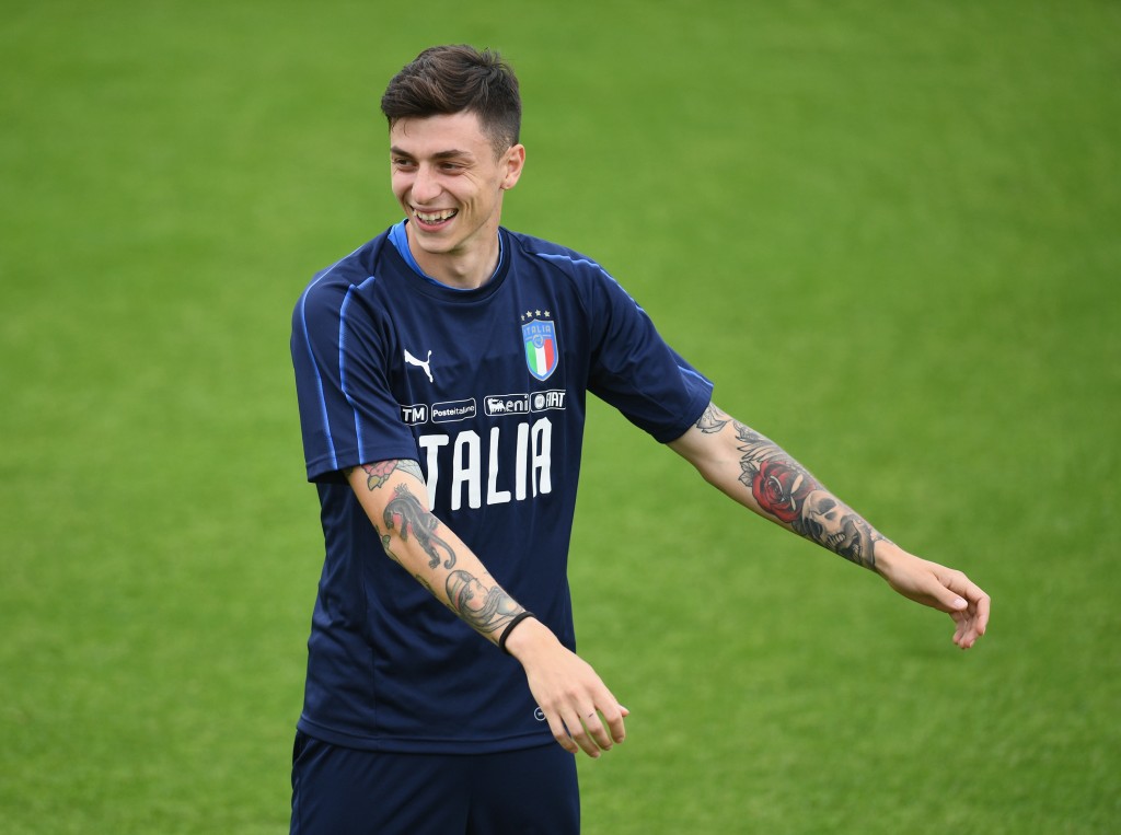 baselli con la maglia azzurra