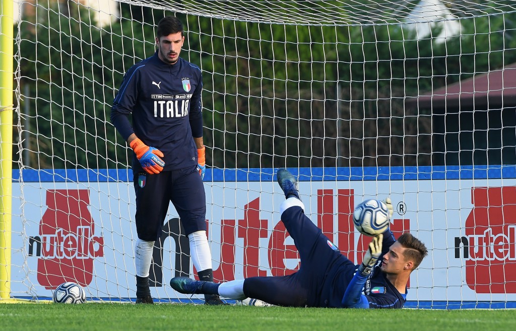 Plizzari con la Nazionale