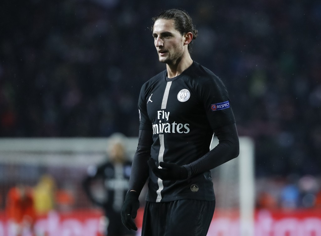 Rabiot con la maglia del PSG