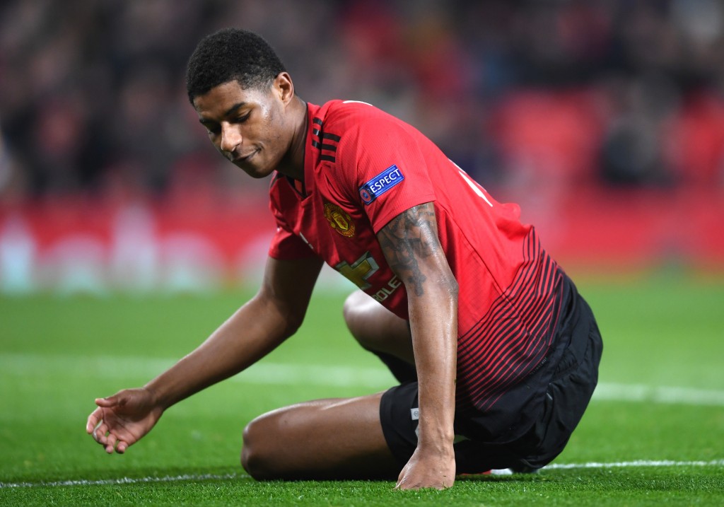 Marcus Rashford del Manchester United