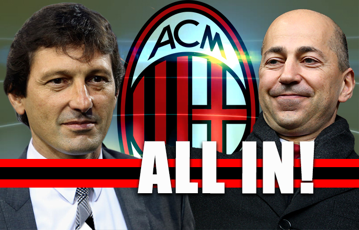 Calciomercato Milan, poker di nomi da urlo: Leo prova il grande colpo