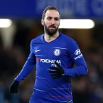 Higuain con la maglia del Chelsea