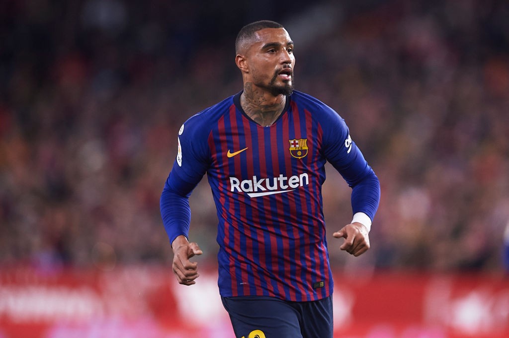 Boateng con la maglia del Barcellona