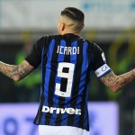 Icardi con la maglia dell'Inter