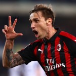 Biglia con la maglia del Milan