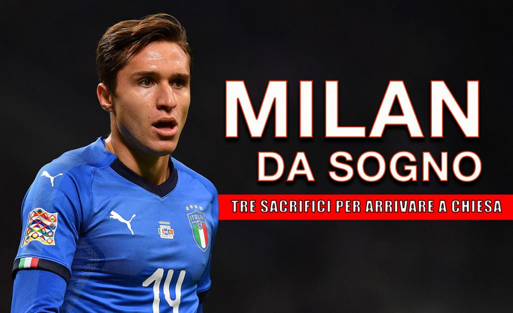 Calciomercato Milan, per arrivare a Chiesa serviranno tre sacrifici