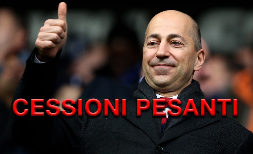 Calciomercato Milan, Gazidis prepara cessioni pesanti per un tesoretto da 130 milioni