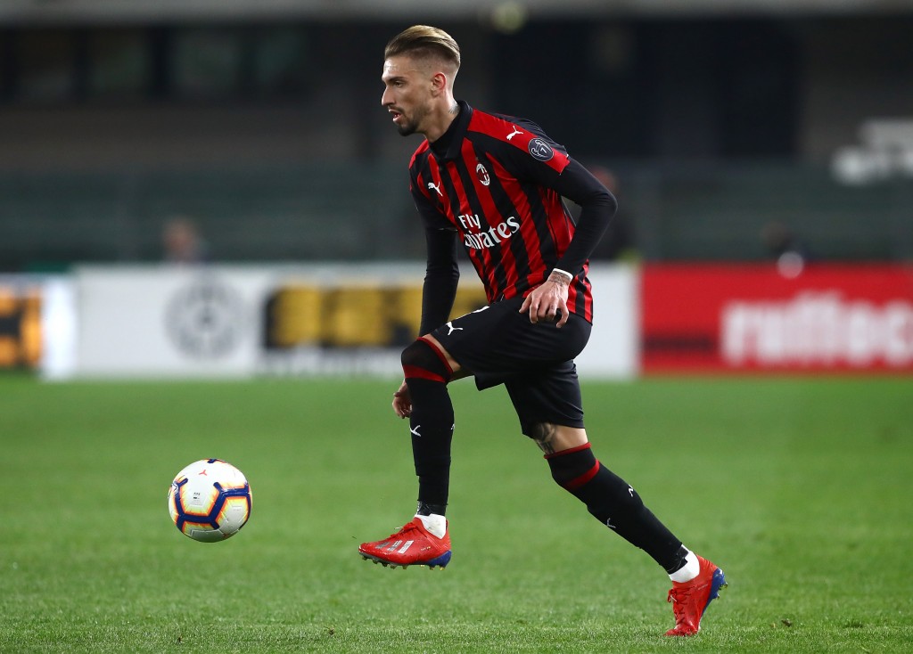 Castillejo in azione con il Milan