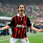 Inzaghi quando indossava la maglia rossonera