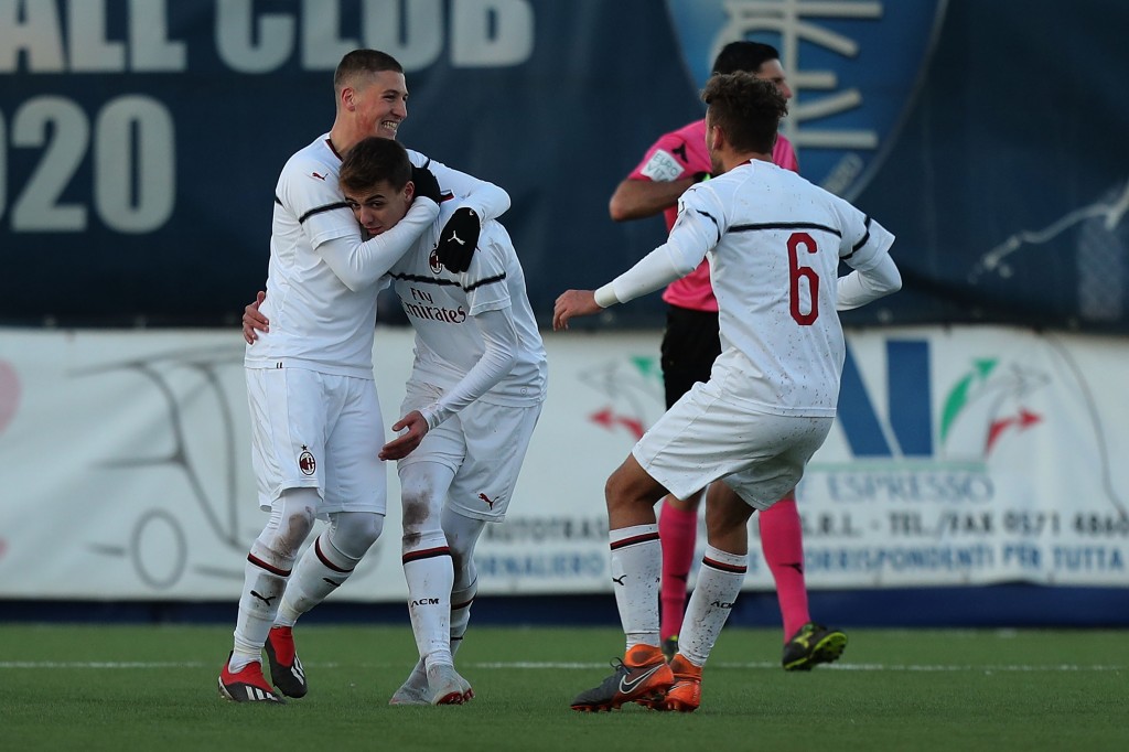I ragazzi del Milan Primavera