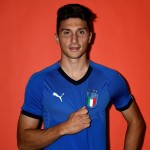 Caldara con la maglia della Nazionale