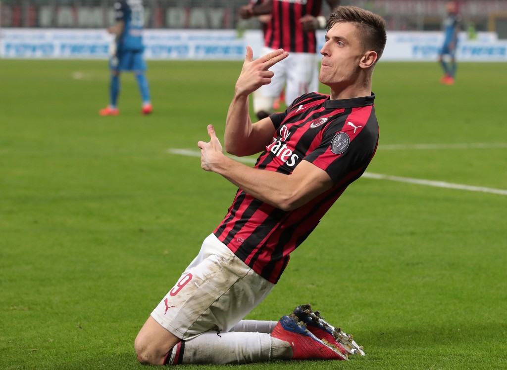 Piatek mentre esulta