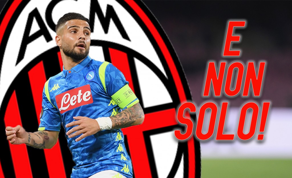 Calciomercato Milan, scambio clamoroso per arrivare ad Insigne!