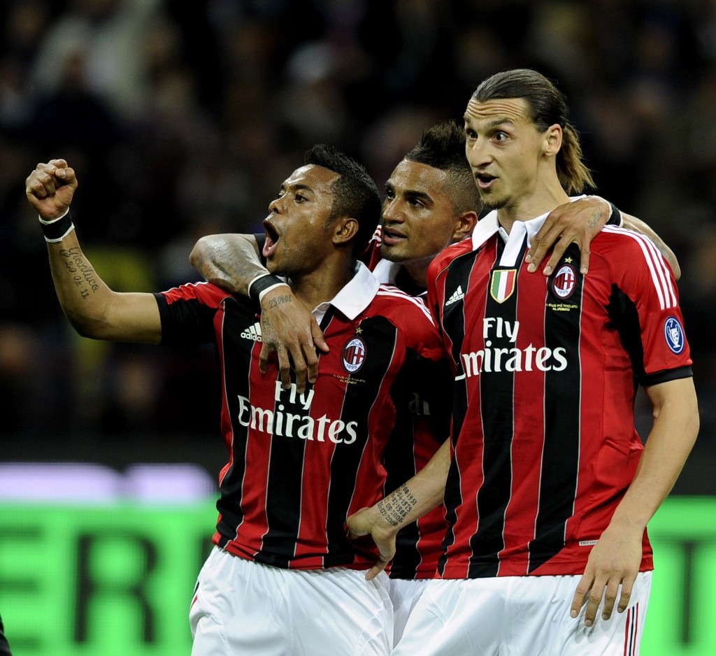 Ibrahimovic quando giocava con il Milan