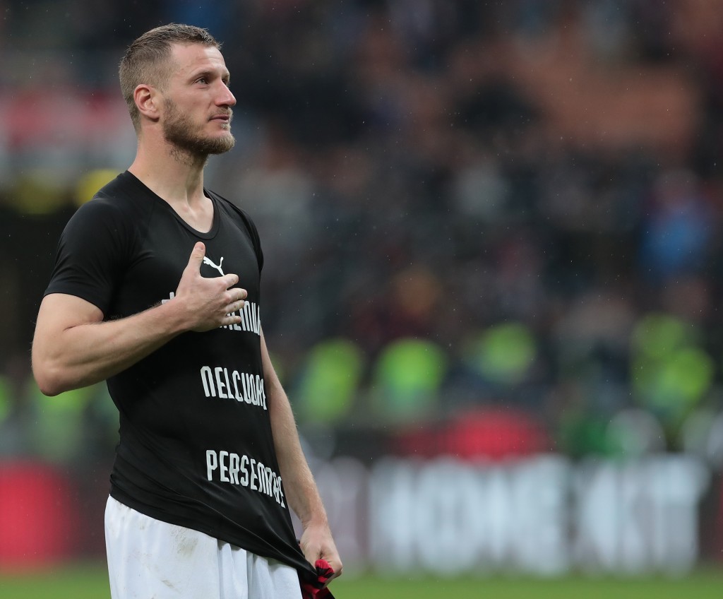 Abate saluta il Milan