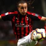 Laxalt in azione con la maglia del Milan