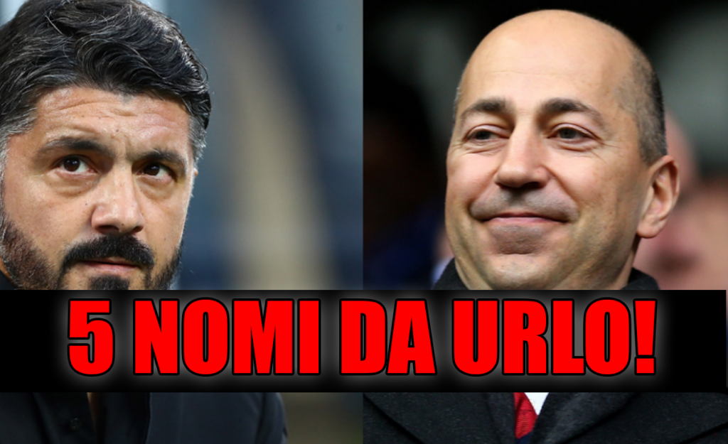 News Milan, cinque sostituti top per il post-Gattuso
