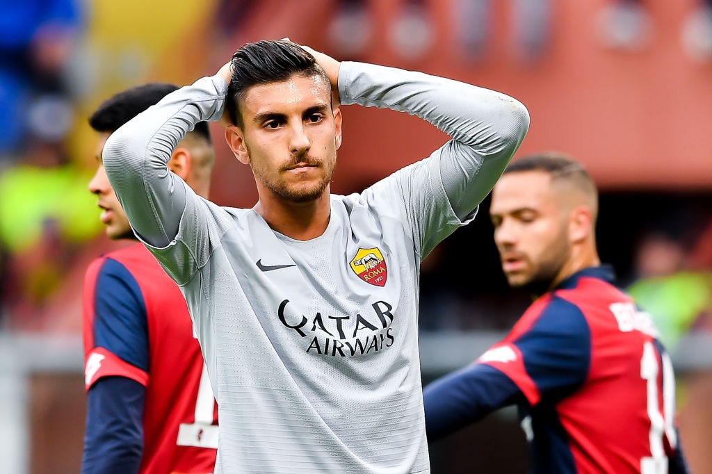 Pellegrini con la maglia della Roma