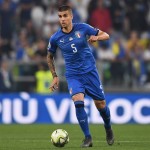 Mancini con la maglia Azzurra